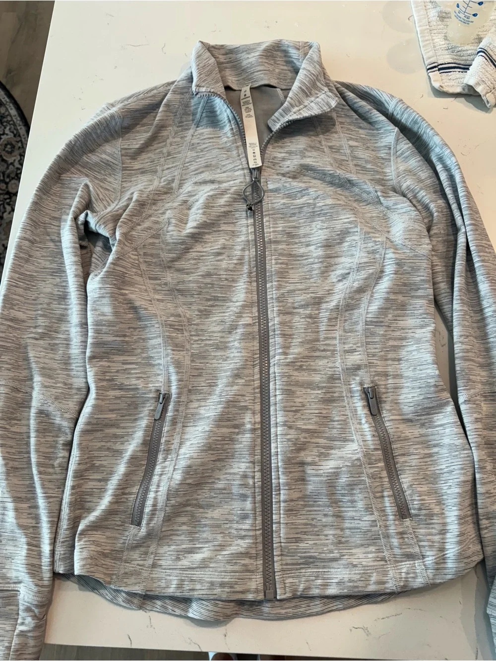 lululemon heathered gray define jacket